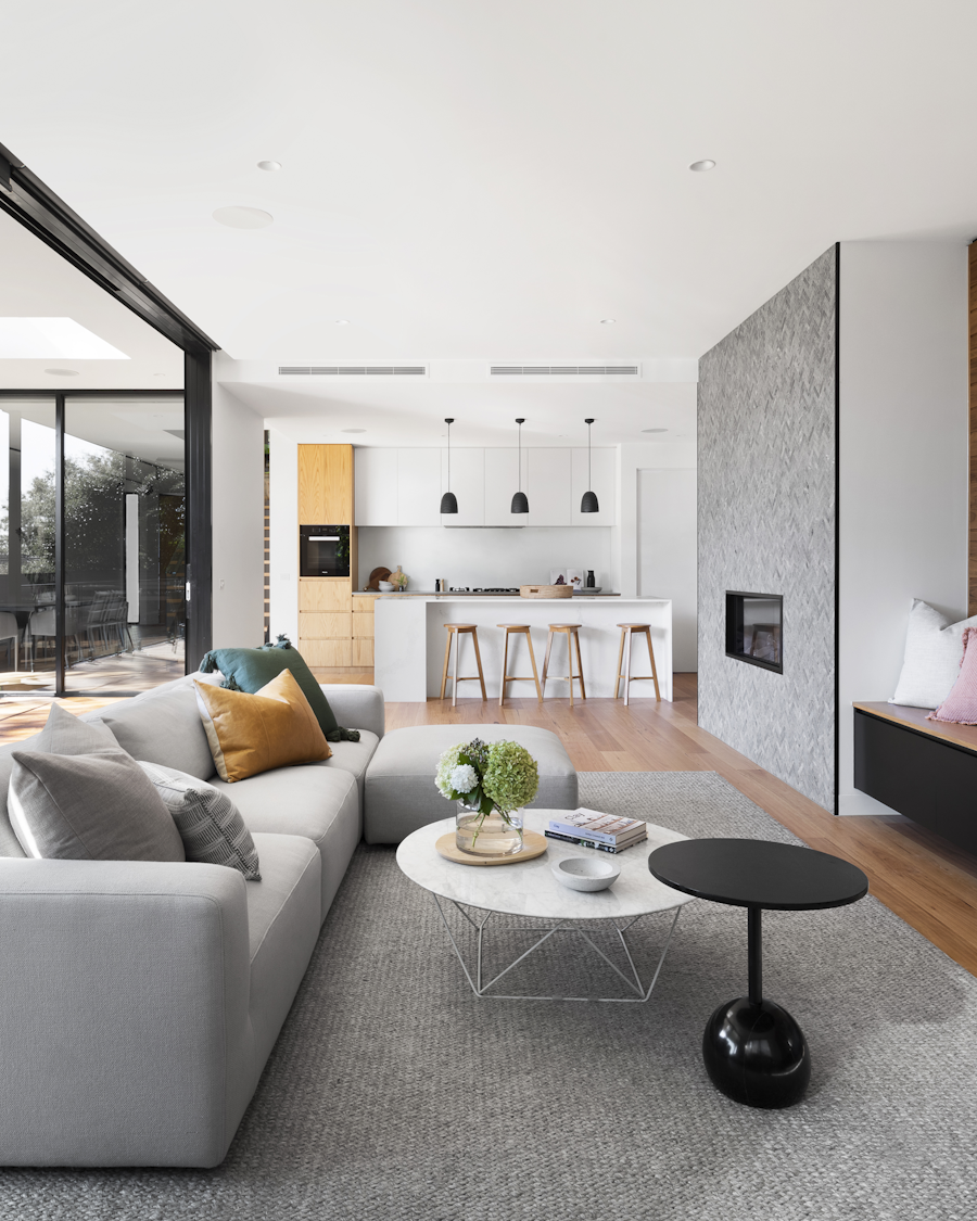 Residential interior with natural light